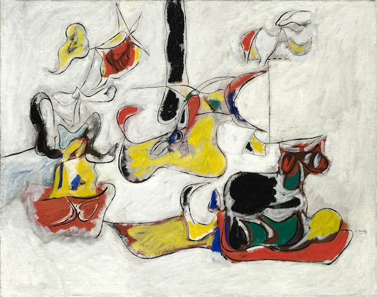 Painting by Arshile Gorky titled Garden at Sochi (1943).
