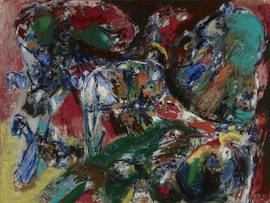 Painting by Asger Jorn that is Untitled.
