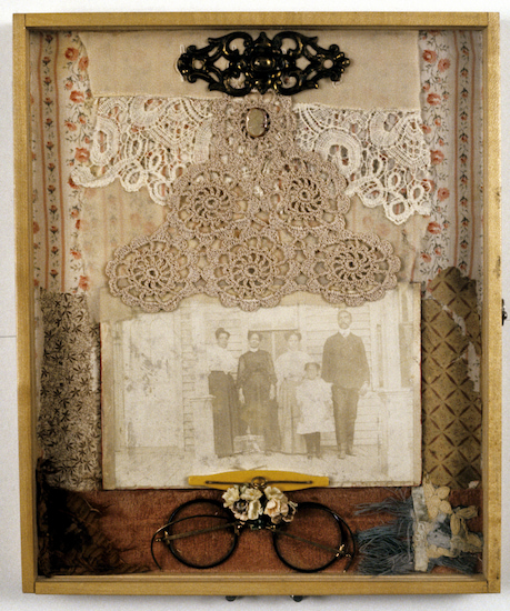 Assemblage by Betye Saar titled Grandma's House.