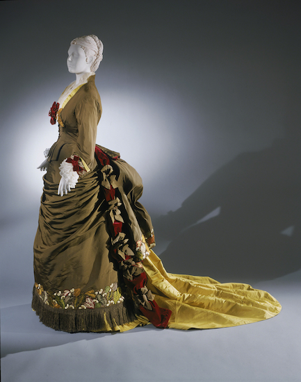 Day dress designed by Charles Worth.