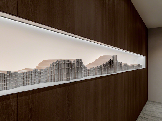 Installation by Cheng Tsung Feng titled "Mount Jade"
