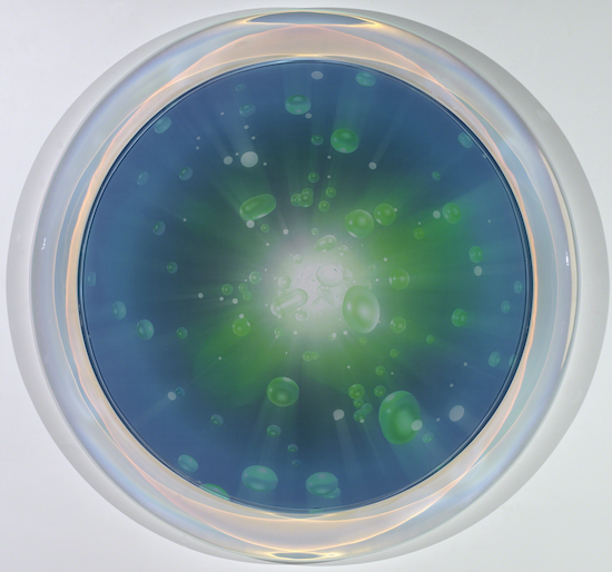 Photopainting by Mariko Mori titled Connected World.