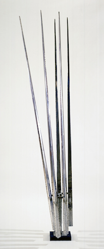 Sculpture by George Rickey titled Peristyle (1963-64).