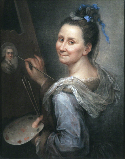 Painting By Giovanna Fratellini titled Self-Portrait