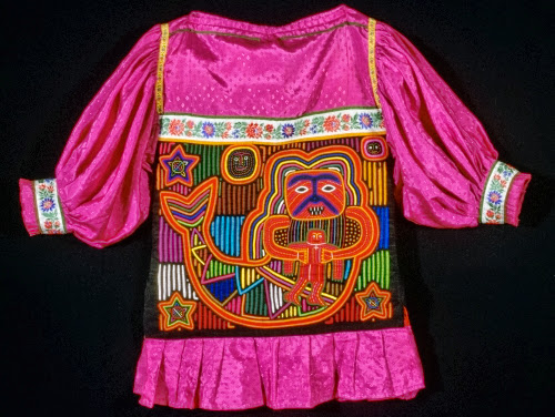 Kuna People, San Blas Islands, blouse with Mola panel attached, 1970s. 