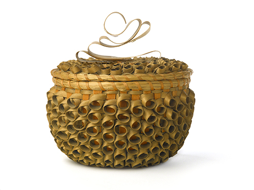 Abenaki Culture, Basket, from the northeastern US or Canada, 1850–1900.