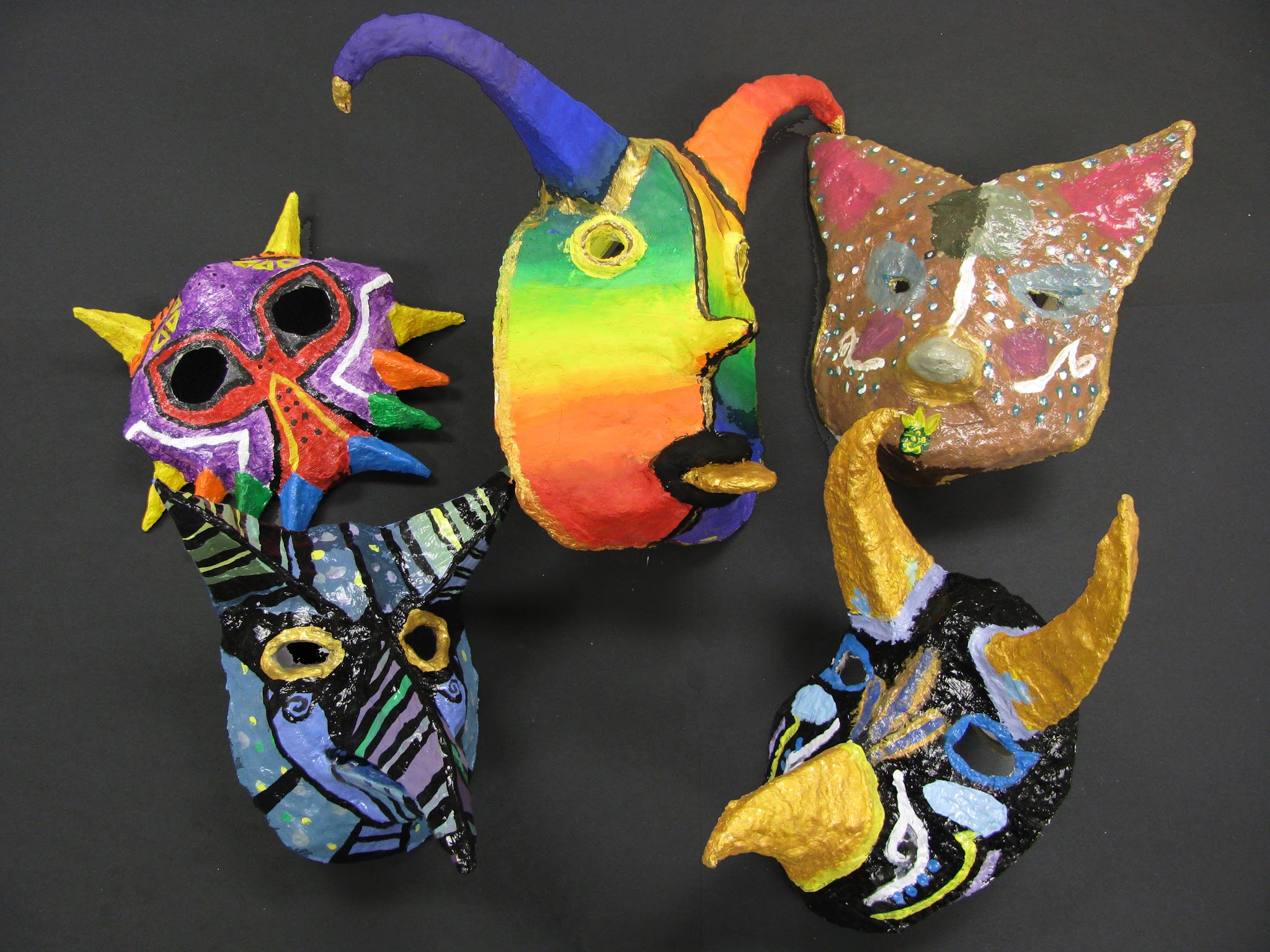 Vivid Vejigante Creating Caribbean Carnival Masks Davis Publications