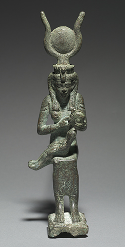 Ancient Egypt, Late Period (1085–332 BCE), Isis Nursing Infant Horus, ca. 712–332 BCE.