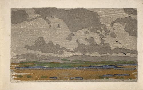 Arthur Wesley Dow (1857–1922, US), The Big Sky, ca. 1912. 
