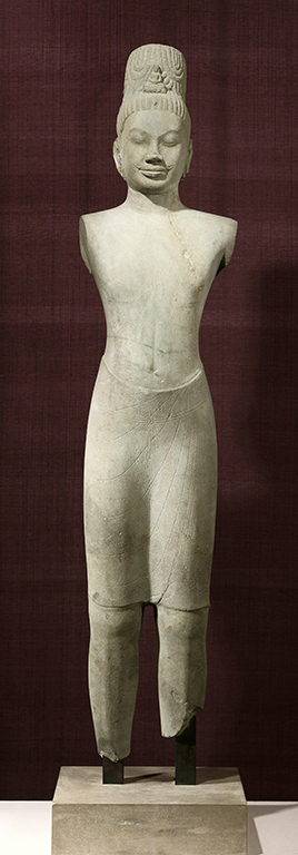 Cambodia, Avalokitesvara (in the Buddhist Lotus Sutra Lord of the World), 600s CE. 