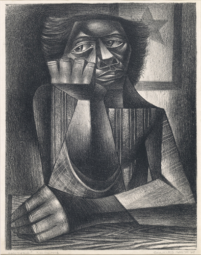 Charles White (1918 –1979, US), Mother (Awaiting His Return), 1945. 