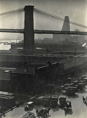 Consuelo Kanaga (1894-1978, United States), Untitled (Brooklyn Bridge), 1945-1949. 