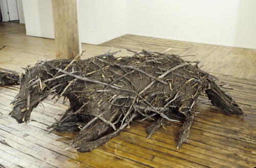 Deborah Butterfield, Kneeling Horse, 1977. 