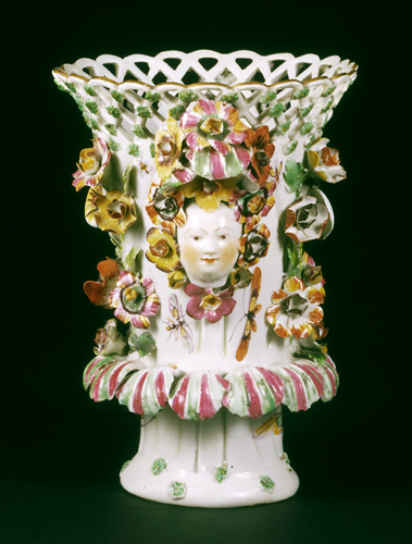 Derby Porcelain Manufactory (firm 1750–1848, Britain), Vase, 1760–1765.