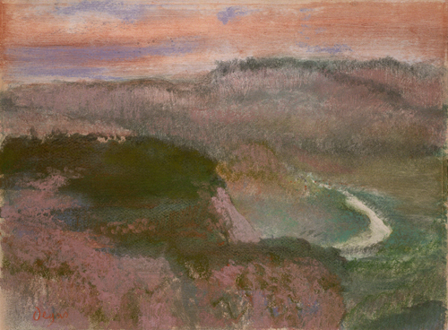Edgar Degas (1834–1917, France), Landscape, 1892. 
