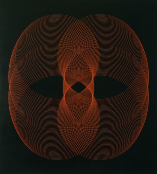 Black, Red, Orange, 1965, oil on canvas, 165 x 150 cm Image courtesy of The Museum of Modern Art, New York, © 2025 Artist or Estate of Artist (MOMA-P2391)