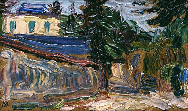 Gabriele Münter, Nightfall Near Saint-Cloud, 1906. 