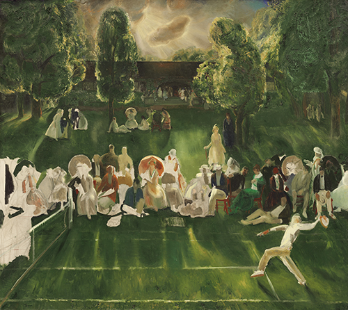 George Bellows (1882–1925, US), Tennis Tournament, 1920. 