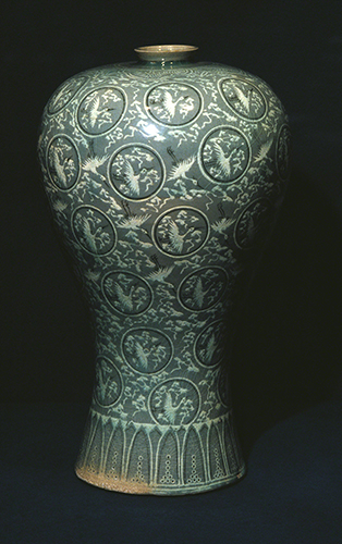 Korea, Maebyong bottle, ca. 1150. 