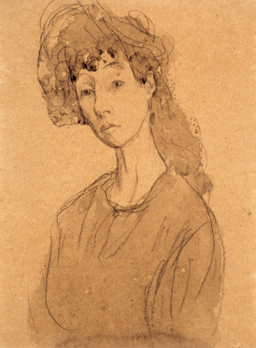 Gwen John (1876–1939, Wales), Portrait of a Woman (Chloe Boughton-Leigh), ca. 1910. 
