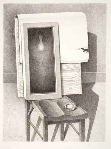 Helen Lundeberg (1908–1999, US), Enigma, 1937. 
