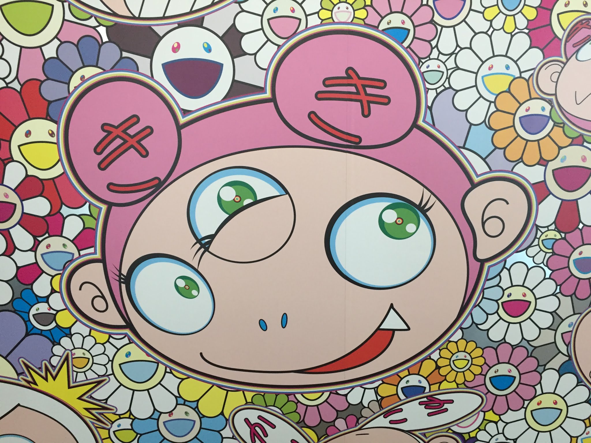 Takashi Murakami: The Octopus Eats Its Own Leg exhibit at the Museum of Modern Art in Fort Worth, Texas