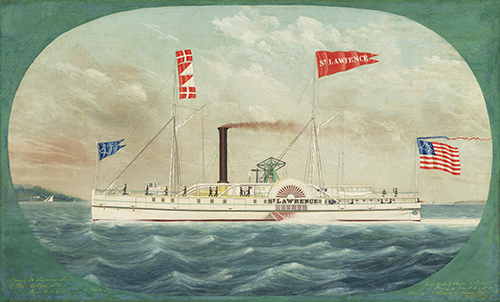 James Bard (1815–1897, US), Steamer, 1850.