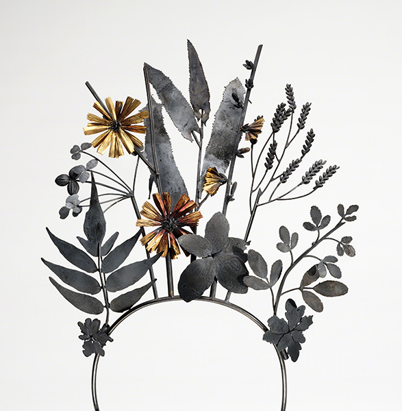 Jan Yager (born 1951, U.S.), Invasive Species Tiara, from the City Flora series, 2001.
