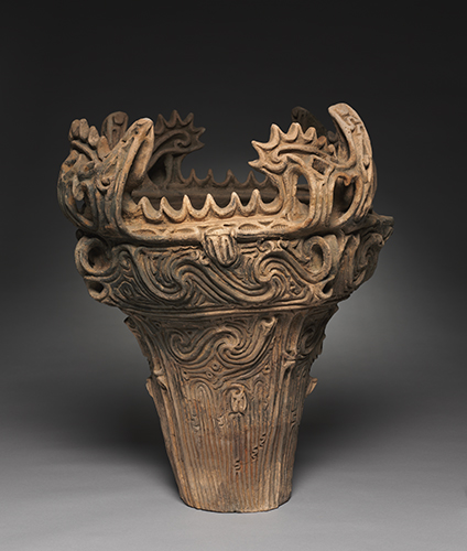  Japan, Jōmon Period, Storage vessel, ca. 2500 BCE. 