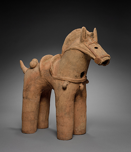 Japan, Kofun Period, Haniwa Horse, ca. 400s–500s CE. 