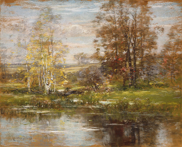  John Appleton Brown, New England Landscape, ca. 1887. 