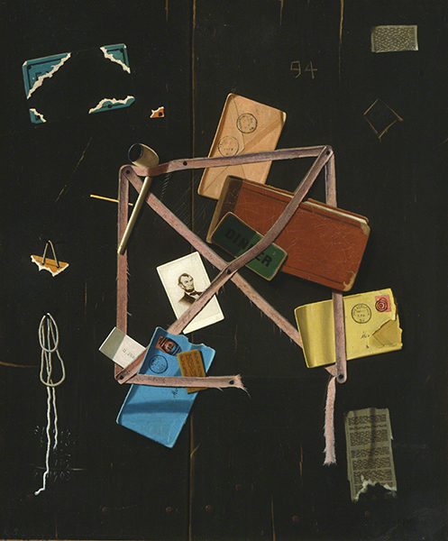 John Frederick Peto (1854–1907, U.S.), Old Time Letter Rack, 1894. 