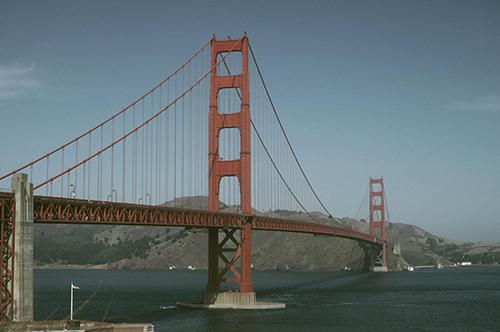 Joseph B. Strauss (1870-1938, United States) and Irving F. Morrow (1884-1952, United States), Golden Gate Bridge, 1933-1937. 