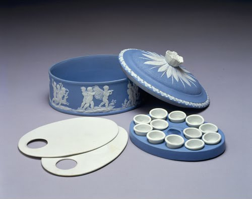 Josiah Wedgwood and Sons (firm 1759–1987, Burselm, then Barlaston, England, now Waterford Wedgwood), Paint Box, ca. 1780–1790. 