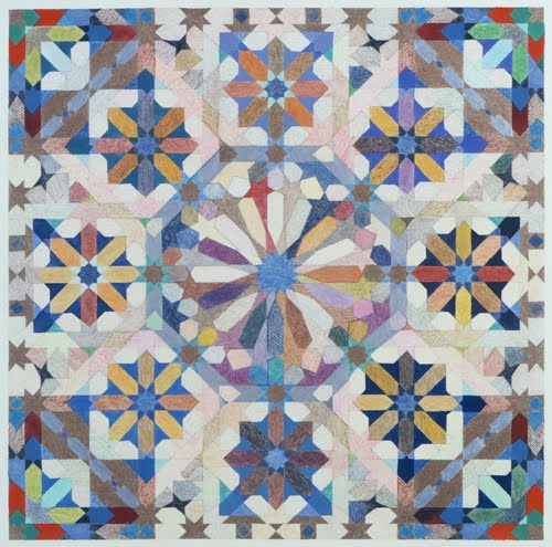  Joyce Kozloff (born 1942, US), Sixteen-Point Star Pattern, 1975. 