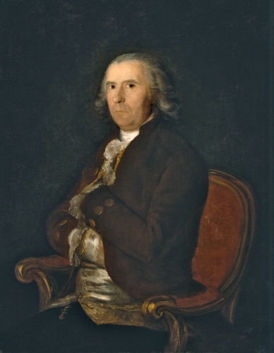 Francisco de Goya, Portrait of a Man in a Brown Coat. 