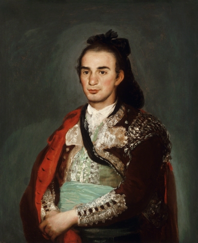 Francisco de Goya, Portrait of the Toreador José Romero, ca. 1795. 