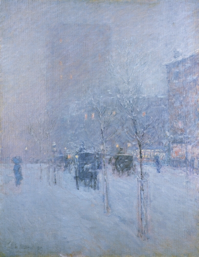 Childe Hassam, Late Afternoon, New York: Winter, 1900. 