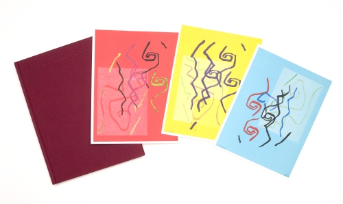 Sam Gilliam, Three Prints series by Sam Gilliam, 2004.