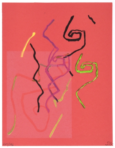 Sam Gilliam (born 1933), Untitled, from Three Prints by Sam Gilliam, 2004.