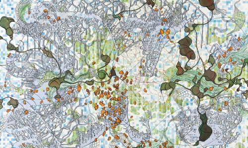 Lisa Corinne Davis (born 1958), Willfully Whimsical, 2006.
