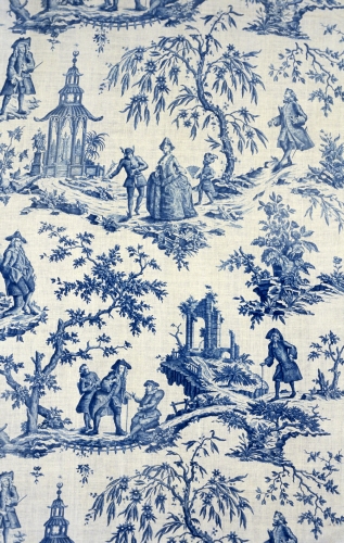 Unknown Artist, curtain: Chinoiserie scene, ca. 1785. 