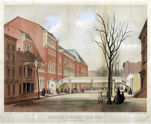 Unknown artist (United States), View of the Academy of Music, published in Henry McCloskey’s Manual of 1864.
