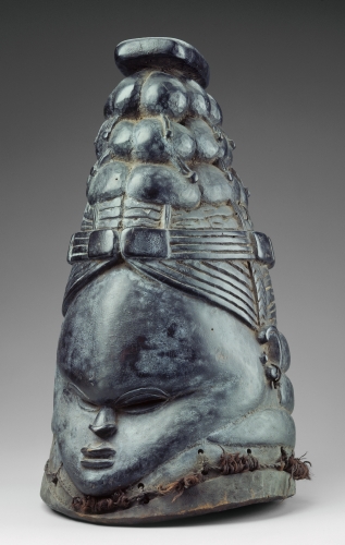 Mende People, Sierre Leone, Helmet Mask. 