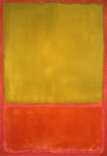  Mark Rothko (1903–1970, US), Ochre and Red on Red, 1954. 