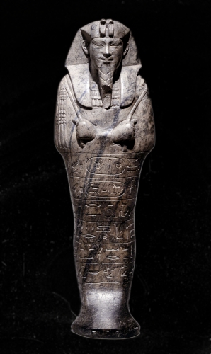Kushite Kingdom, Ushabti of Senkamaniksken, Napata (northern Sudan), ca. 643–623 BCE.