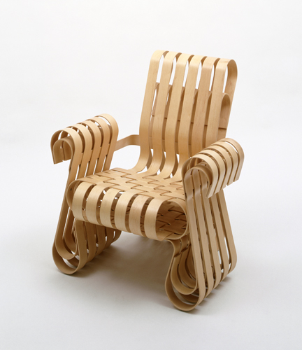  Frank Gehry (designer, born 1929, United States) and Knoll (manufacturer, firm founded 1937, New York), Power Play Armchair, 1991. 