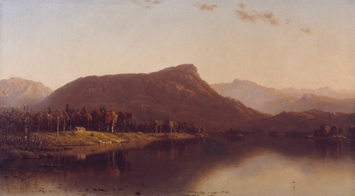 Sanford Robinson Gifford (1823–1880, United States), A Home in the Wilderness (Mount Hayes in New Hampshire), 1866.
