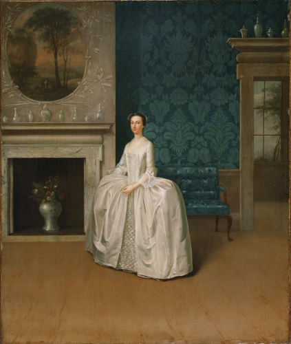 Arthur Devis (1712–1787, Britain), Portrait of Lady Juliana Penn, 1752. 