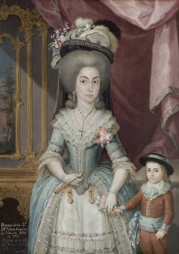 José Campeche y Jordán (1751–1809), Doña Maria Catalina de Urrutia, 1788. 